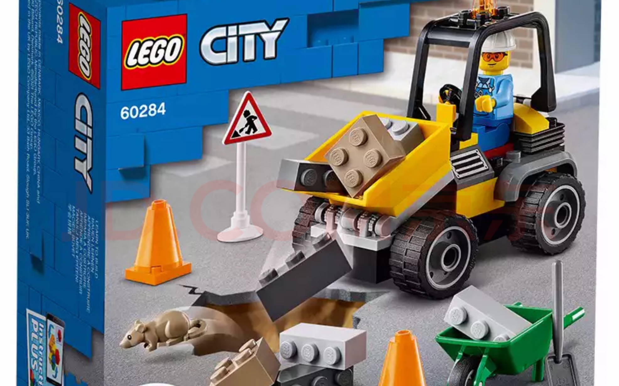 乐高lego 城市组 60284 建筑工地卡车 2021年版拼装评测_哔哩哔哩 (゜