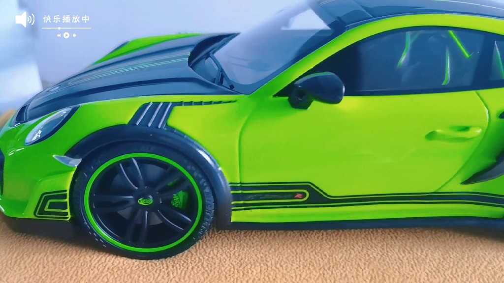 autobarn techart 保时捷911gts 1/18 树脂汽车模型 绿色