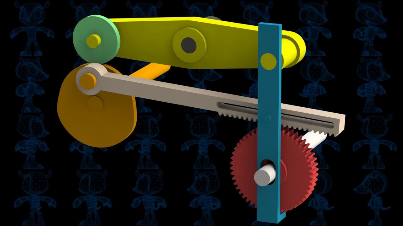 齿轮和齿条_41 (间歇式齿条凸轮机构)