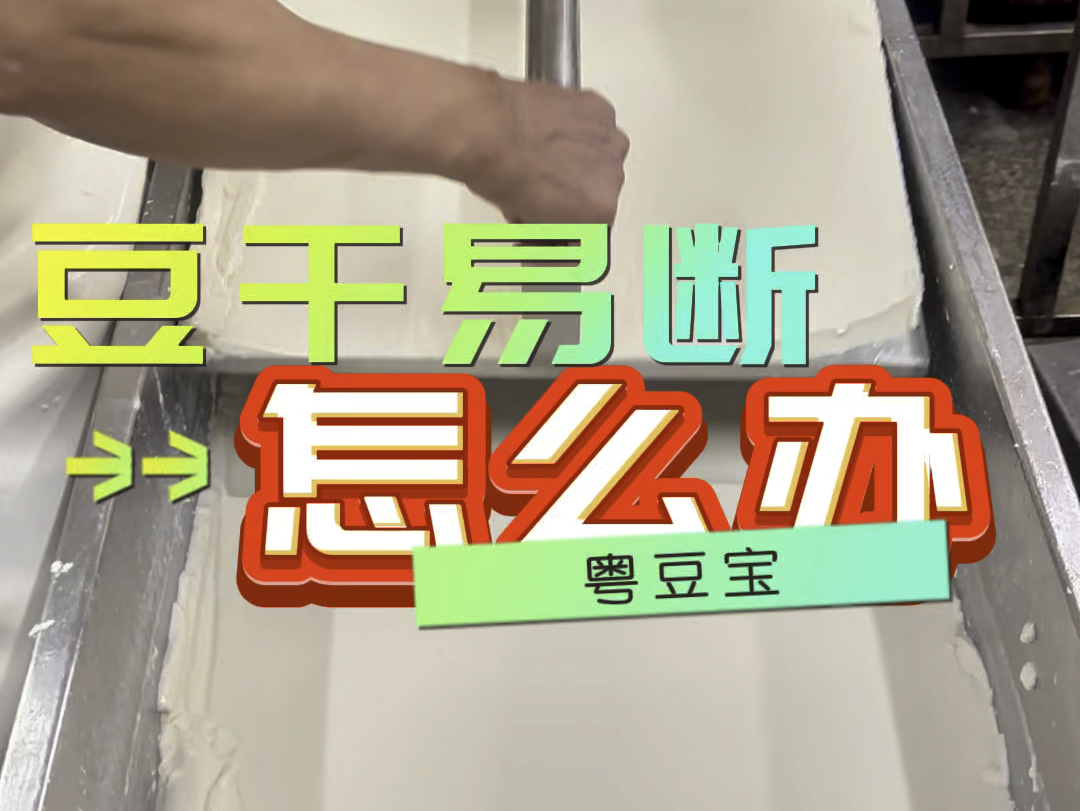 有筋骨、韧性、高产、不易碎的豆干做法赶紧学起来!#豆干#豆制品技术 #豆腐厂哔哩哔哩bilibili