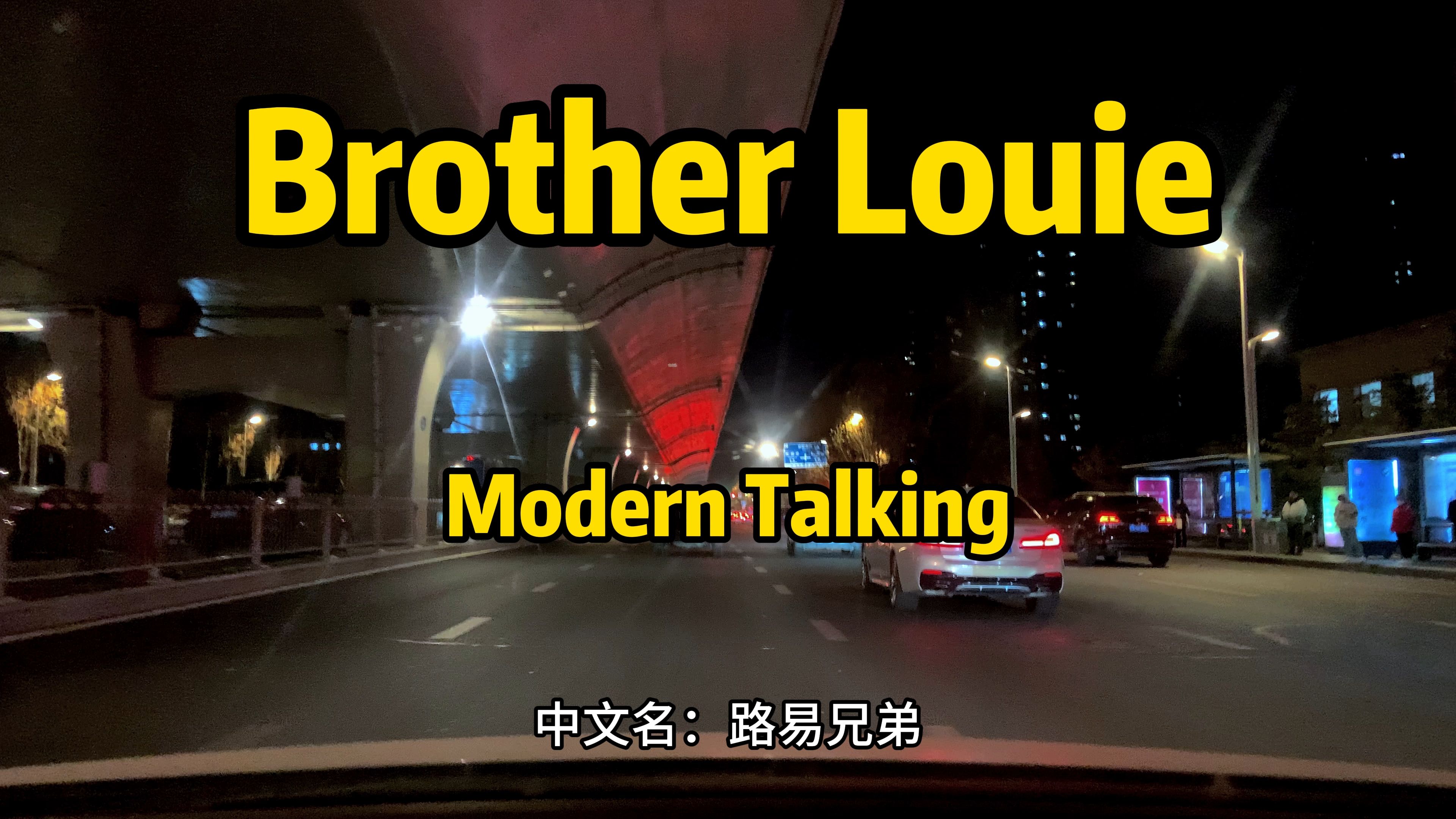 brother louie(路易兄弟)-modern talking 被翻唱多个语言版本的神曲