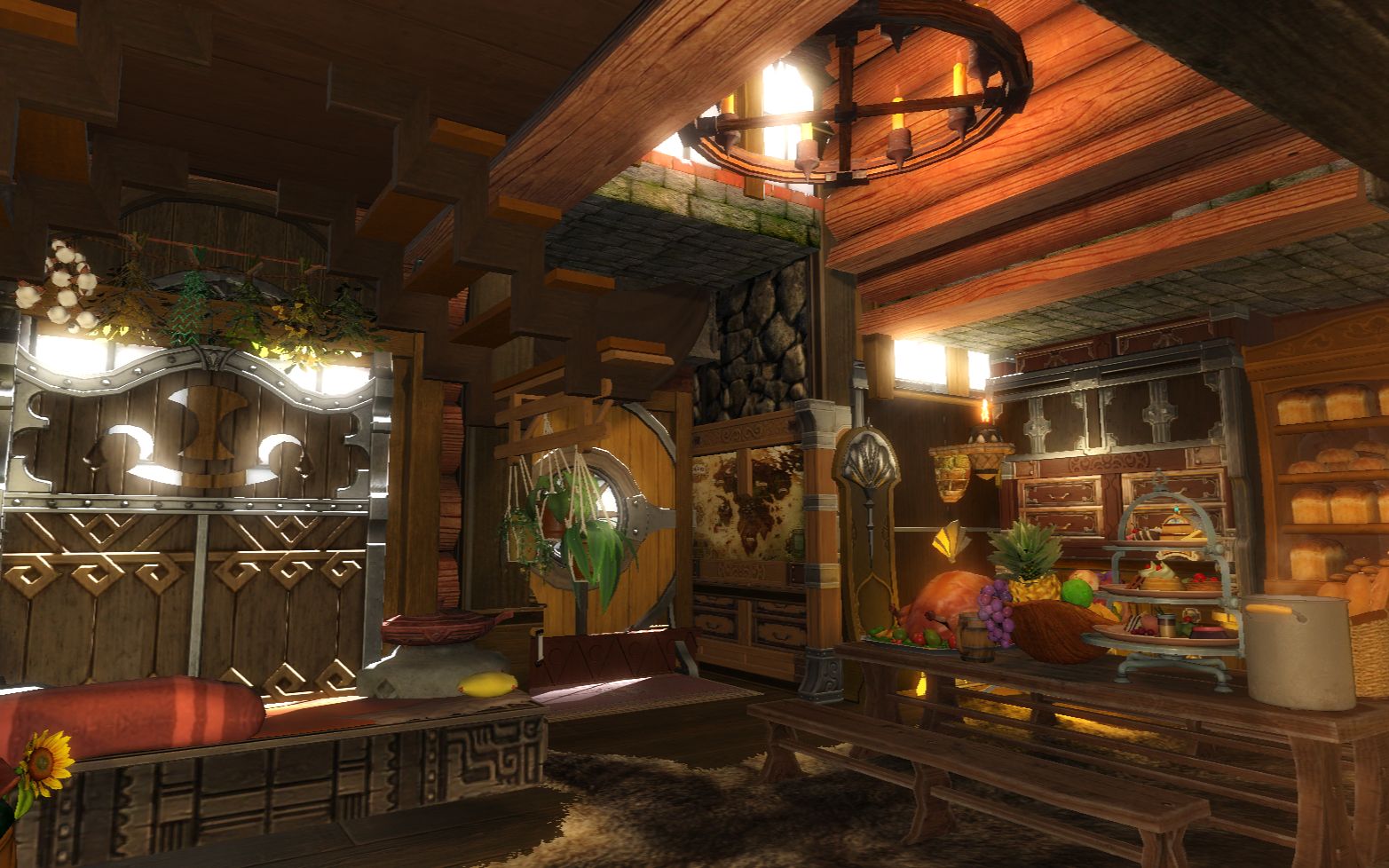 【ff14装修】s房不封层中世纪小屋