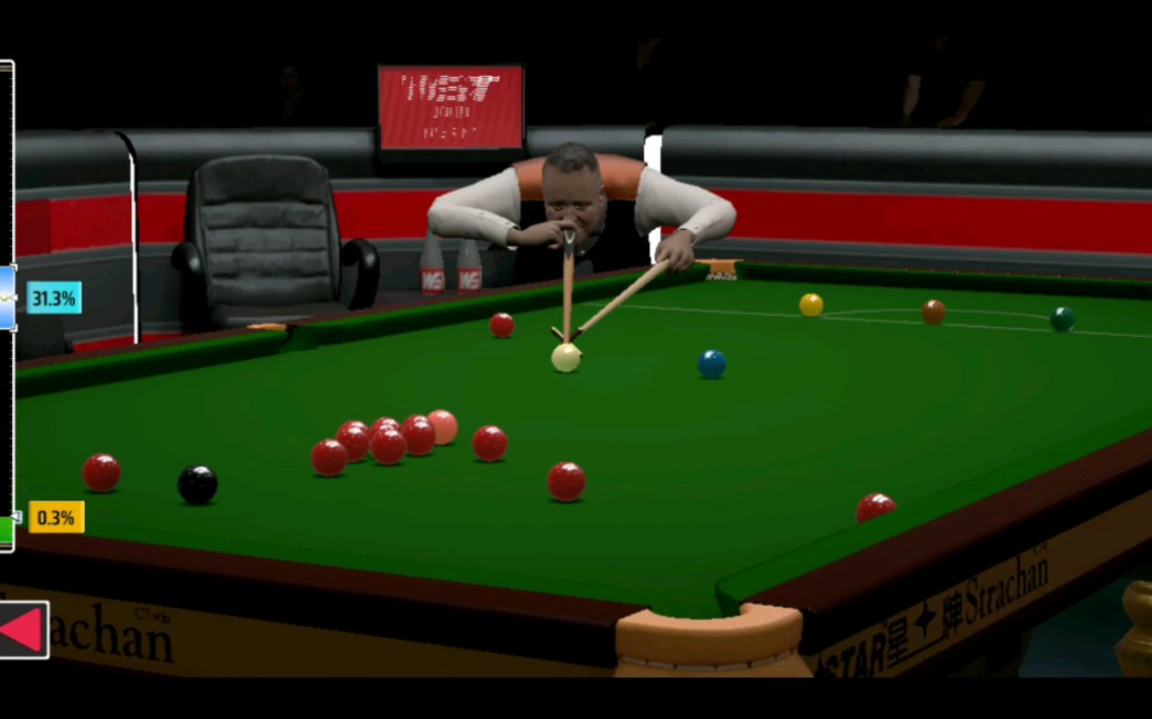 安卓世界斯诺克希金斯vs张永单杆147!斯诺克单杆147系列第6045个147!