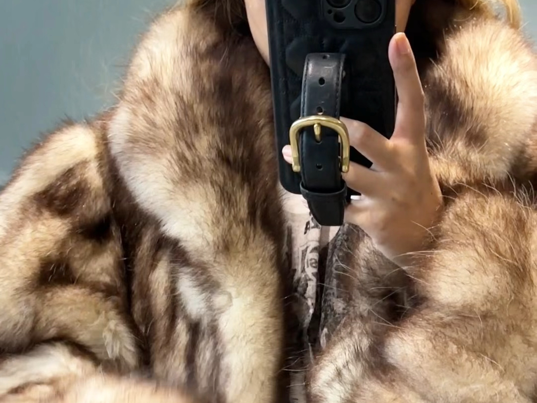 分享中古北美负鼠皮草