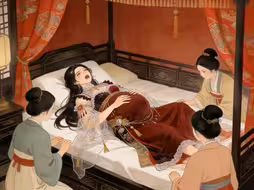 【AI视频】古风分娩之王妃的分娩（后续来了）