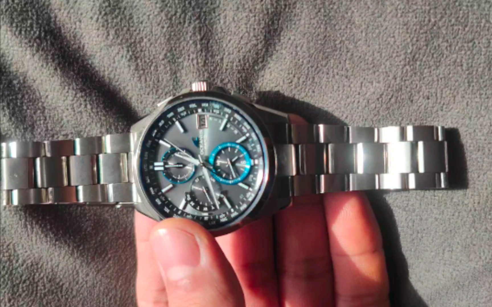 卡西欧海神t2600阳光下的样子