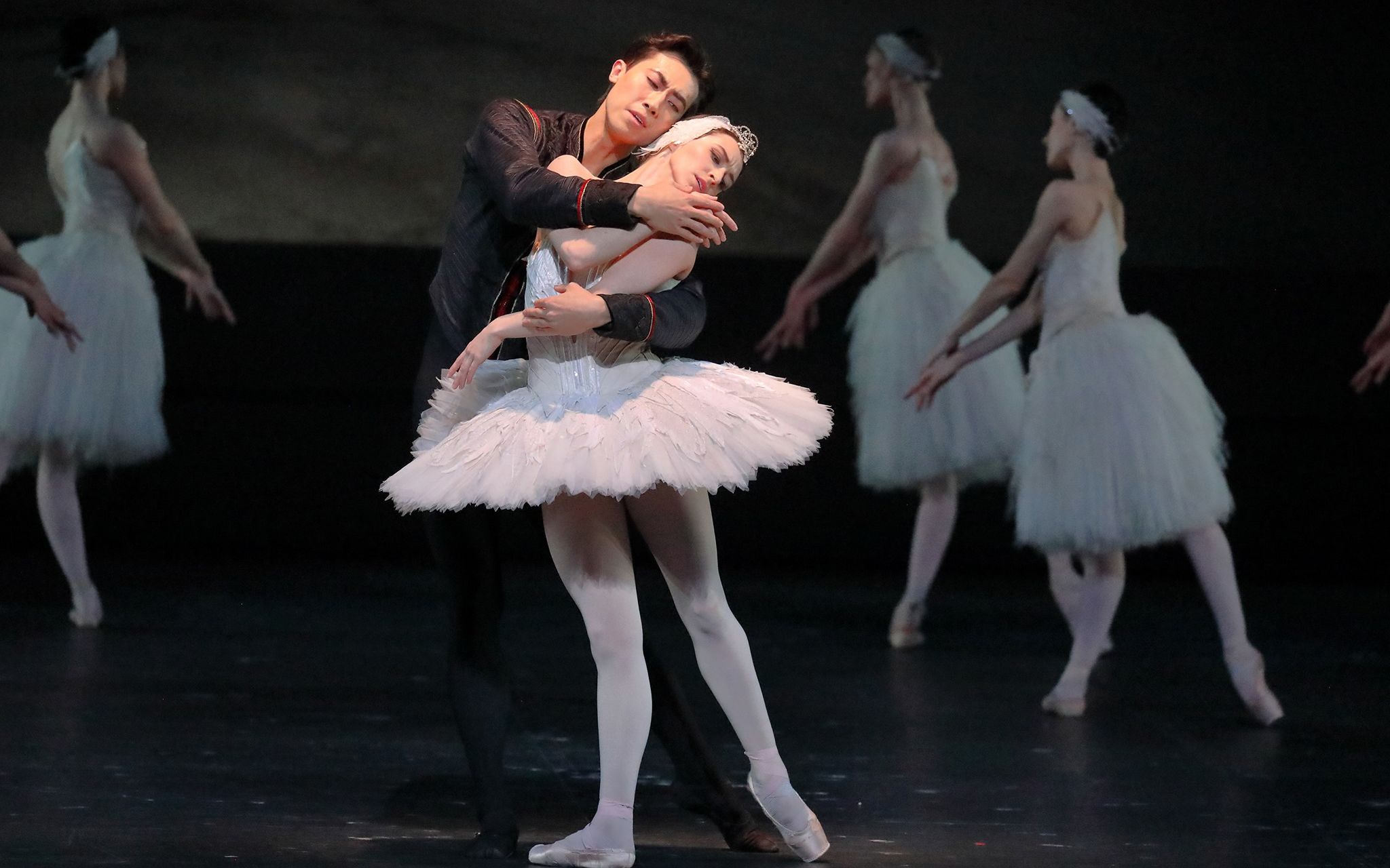 【芭蕾】超清《天鹅湖》白天鹅双人舞 张晋浩,ksenia ryzhkova 2020.