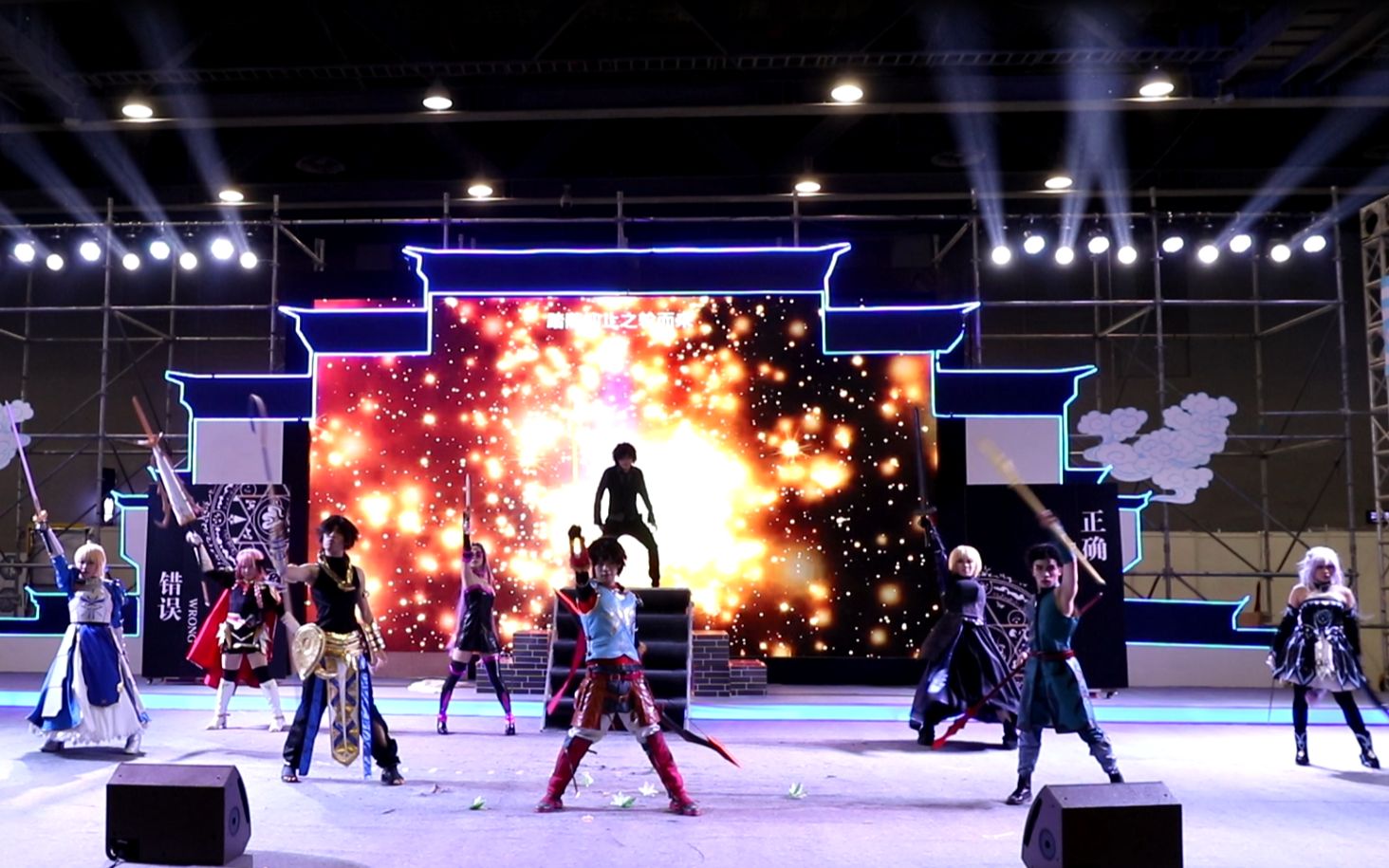 十方阁2019广州第22届萤火虫动漫展cosplay团体赛fate