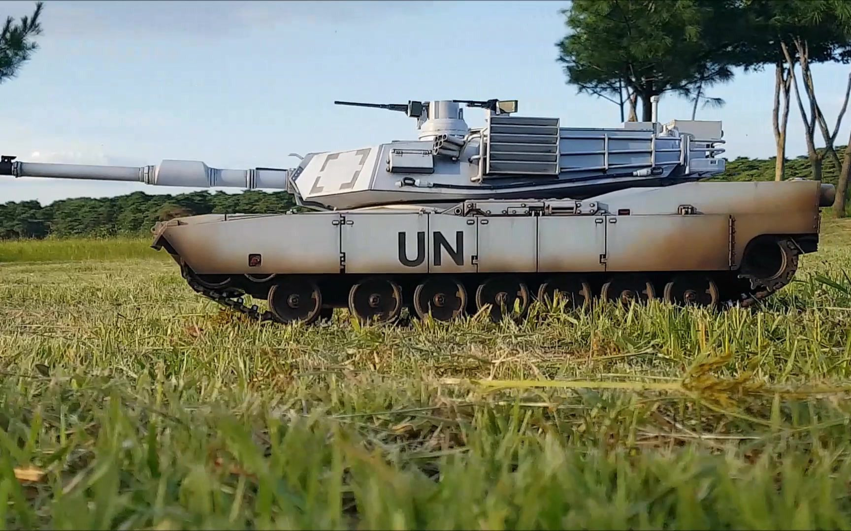 维和涂装版的恒龙m1a2坦克