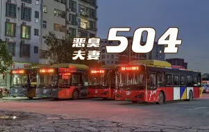 Скачать видео: 【广州公交】504 路 员村一横路总站 → 太和（沙亭岗村）总站 全程恶臭夫妻报站存档