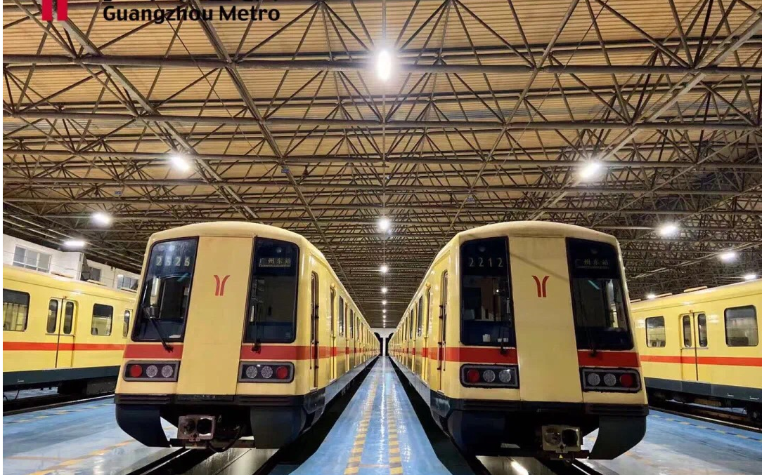 广州地铁1号线 芳村-西塱运行与报站 广州地铁的18辆车是怎么样的?