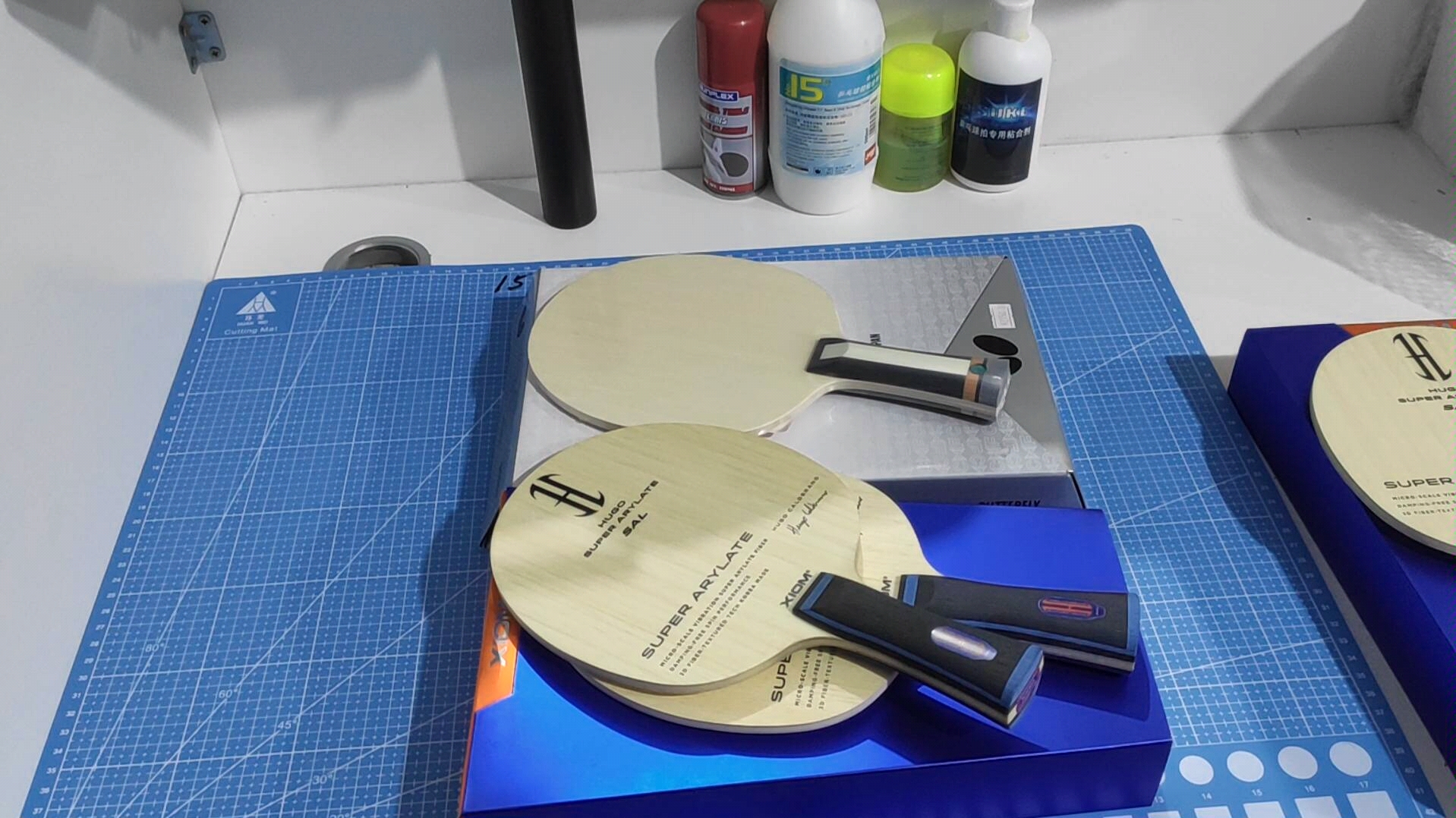 骄猛雨果与蝴蝶cnf乒乓球底板