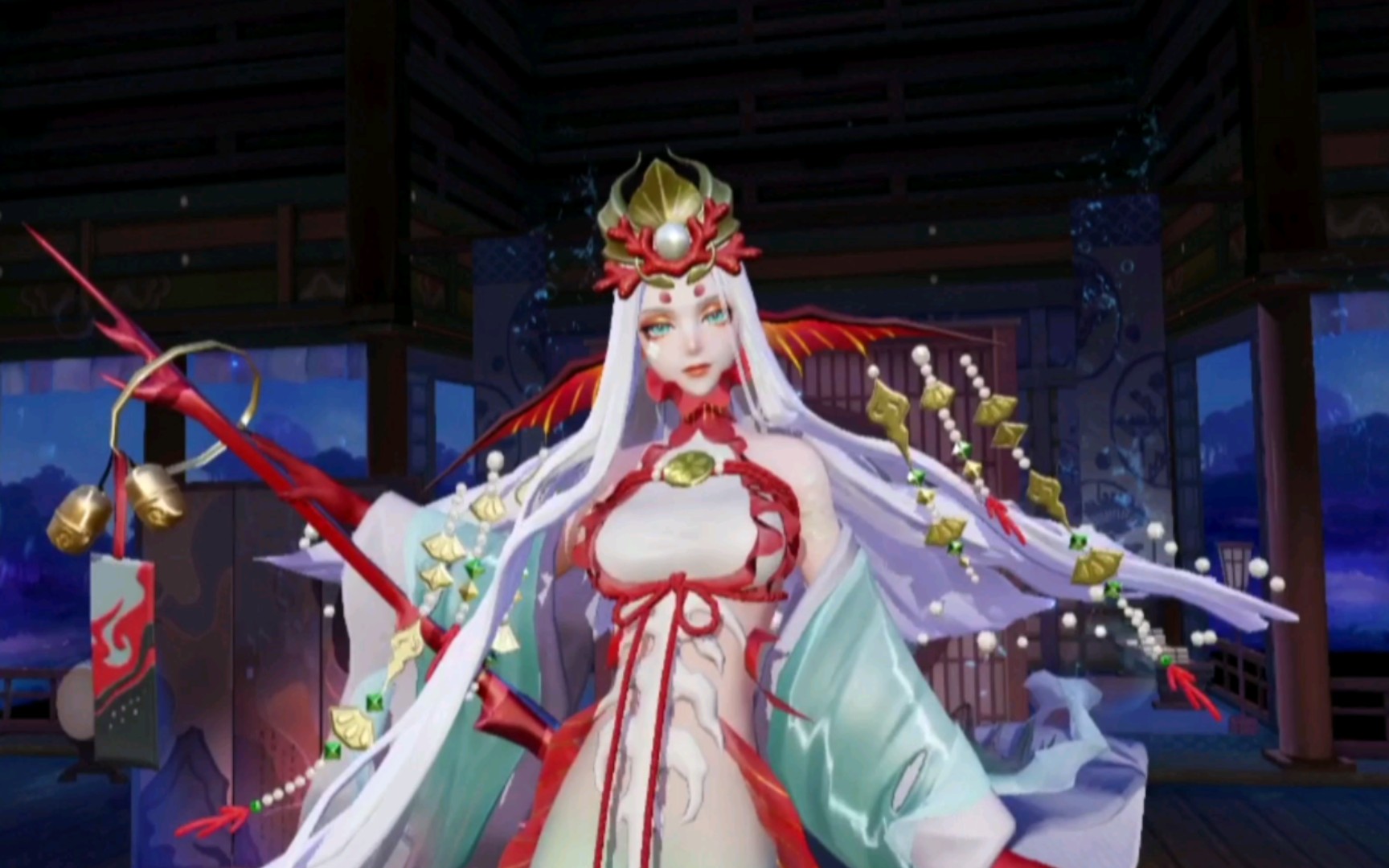 平安京新式神:千姬觉醒皮/染色皮澄心三段中日互动全语音,特写,密语