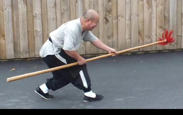 李正府老师颜紫元老师六合大枪演练