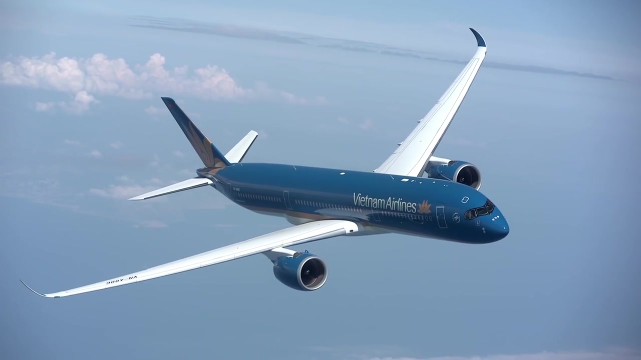 越南航空公司a350xwb从各个角度看都很漂亮