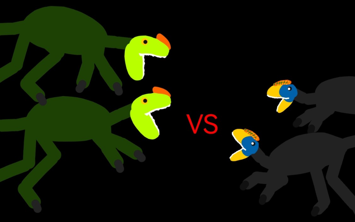 【龙王争霸赛】哈卡斯龙vs五彩冠龙