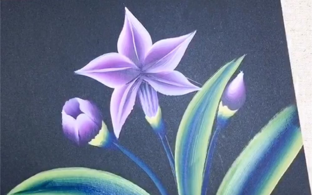 花悦颜排笔彩绘入门教程