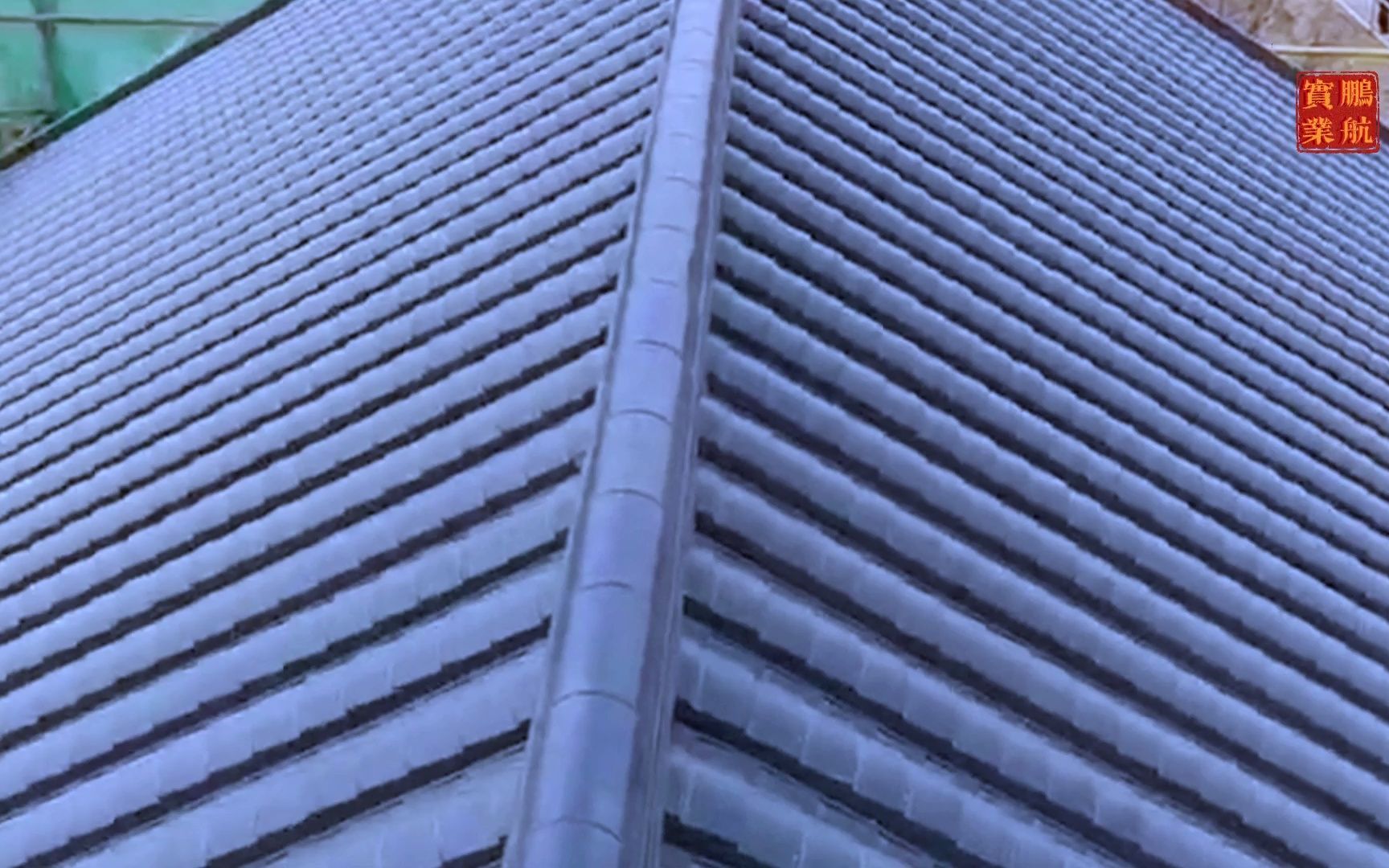 铝制小青瓦_西安金属瓦厂家_屋面金属瓦_新中式小青瓦_寺庙古建铝瓦