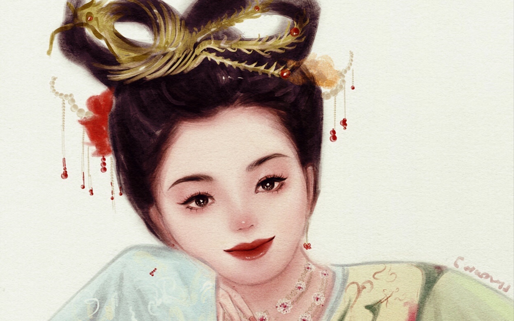 procreate |西游记 女儿国国王_哔哩哔哩_bilibili