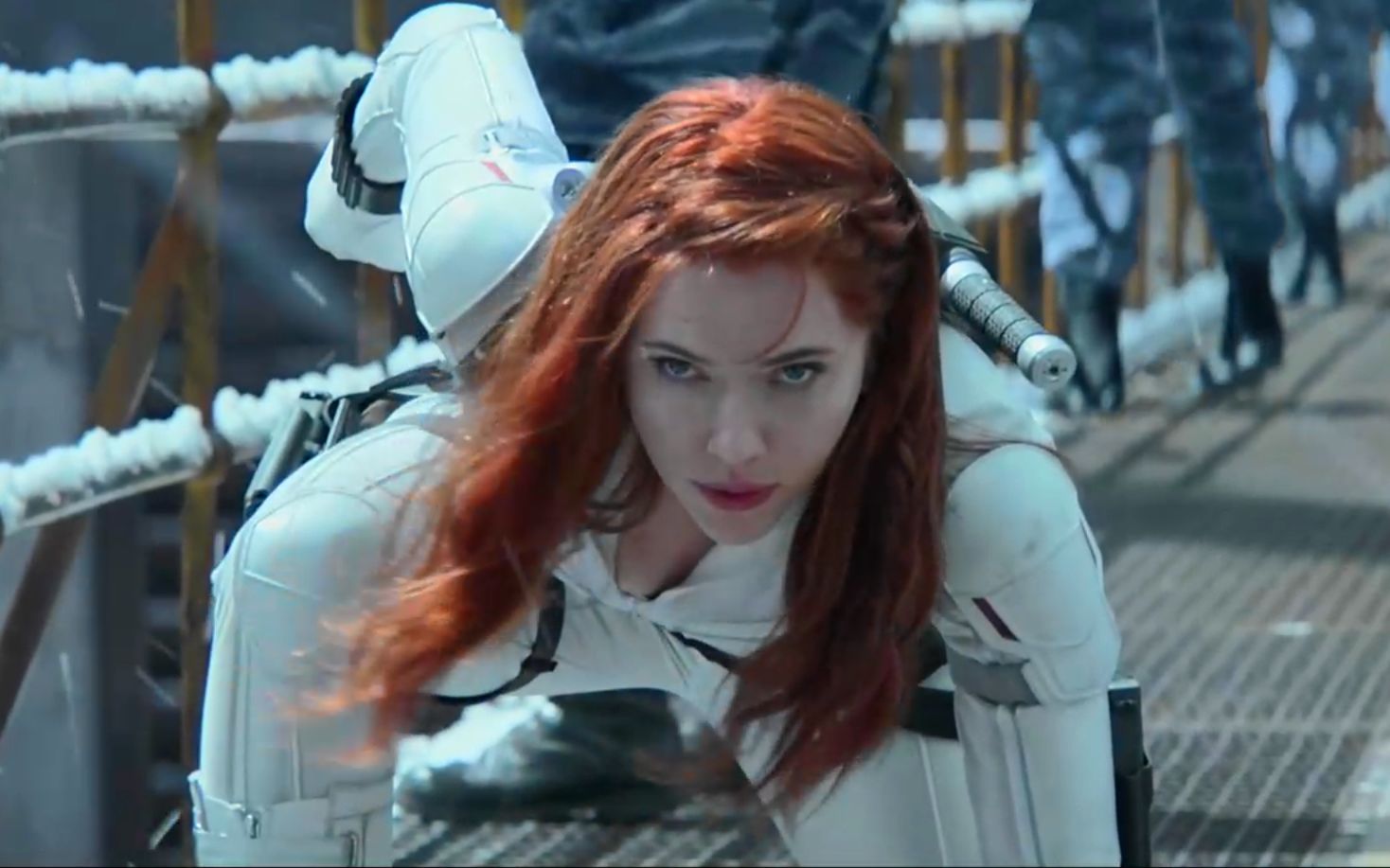 【漫威黑寡妇】白衣黑寡妇简直帅爆_哔哩哔哩_bilibili