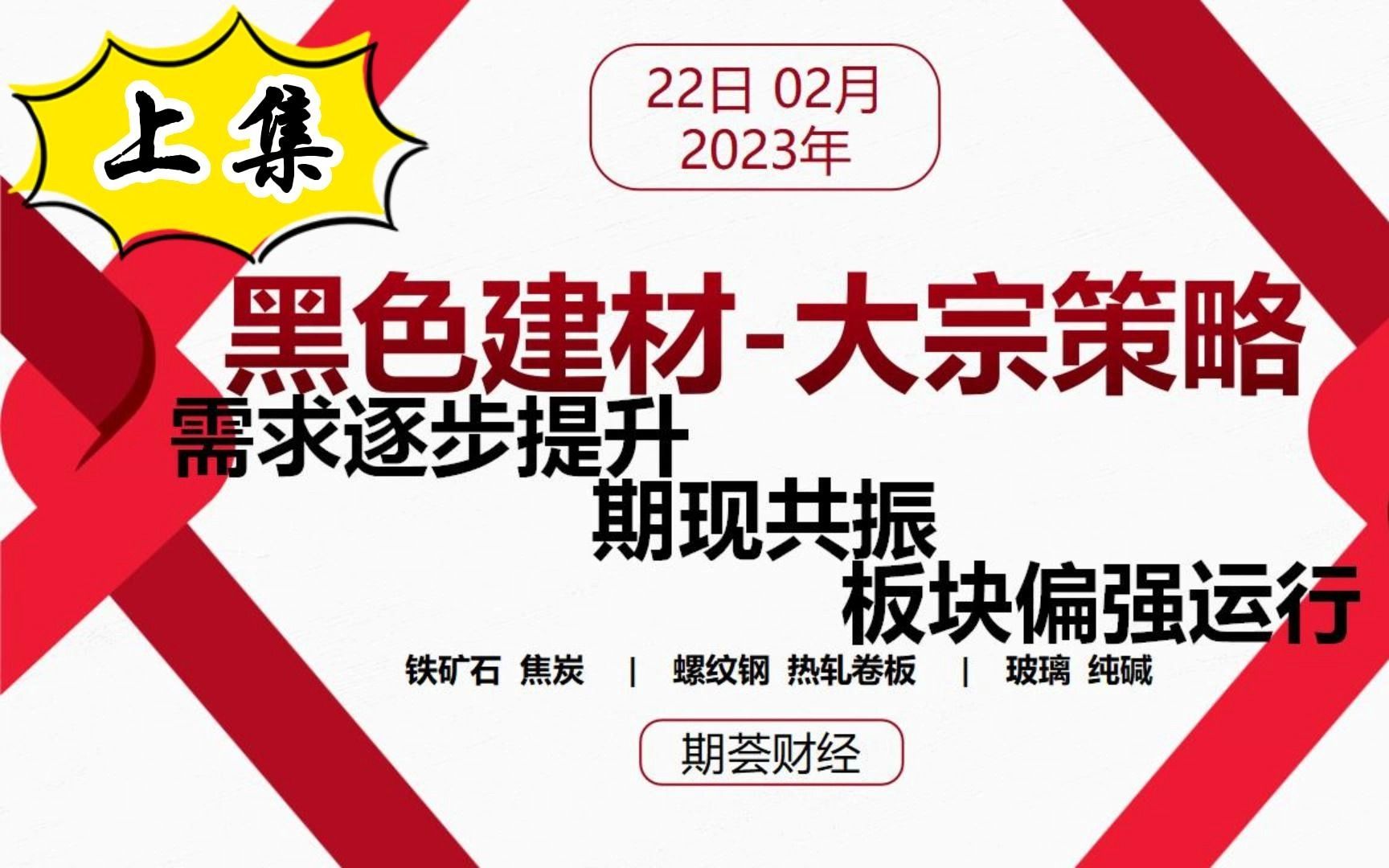 【上集】冲上云霄的铁矿,跌入深谷的玻璃;黑色建材继续跟进还是抄底摸顶?哔哩哔哩bilibili