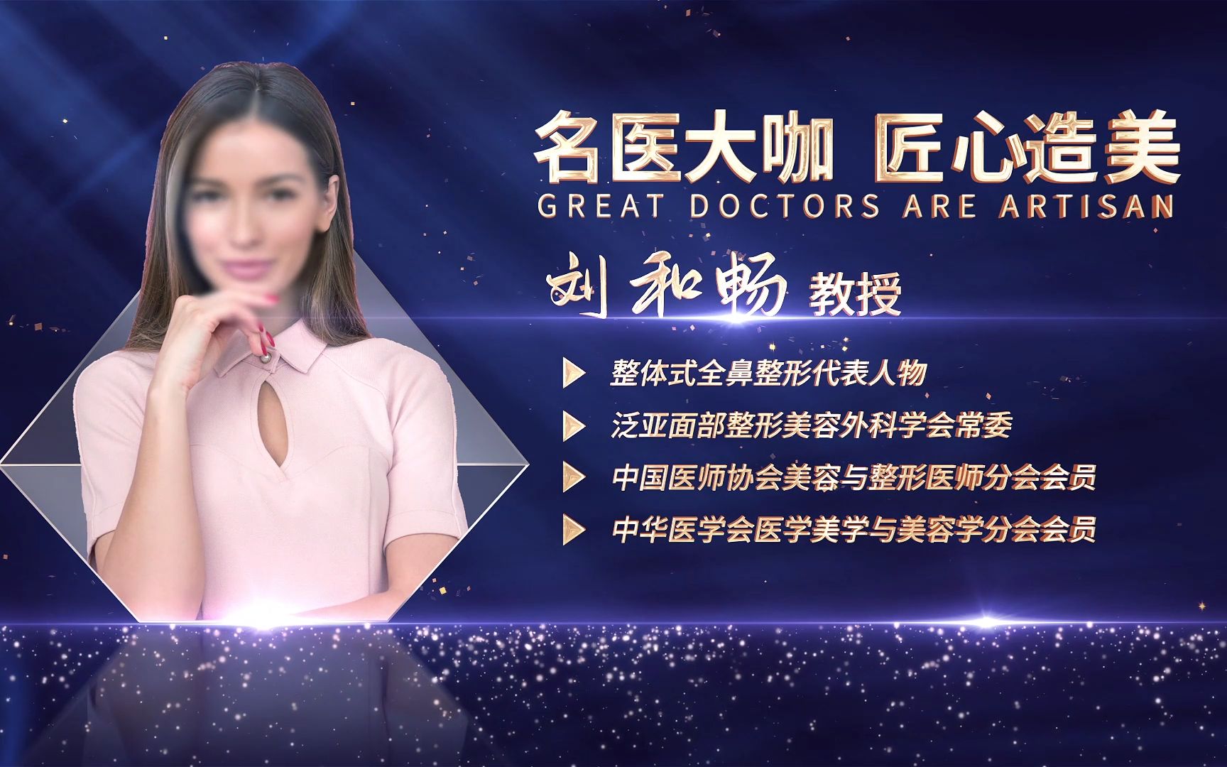 179蓝色专家团队人物介绍ae模板