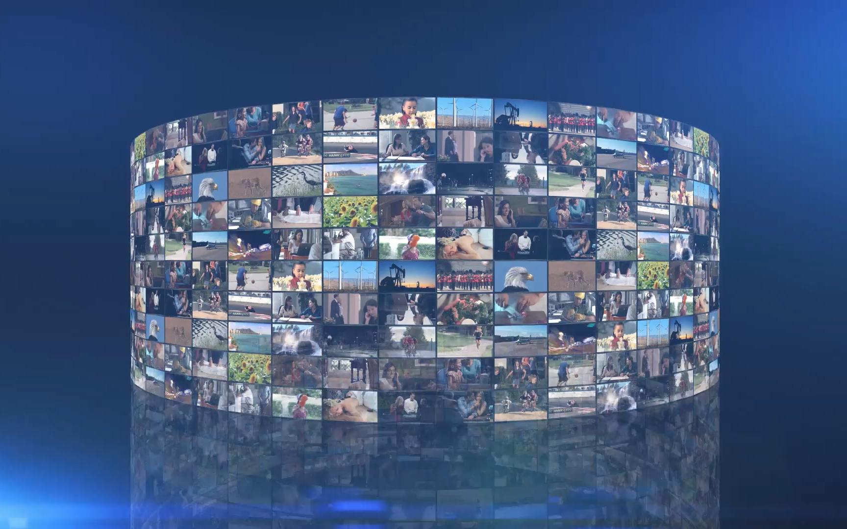 ae模板多照片视频背景墙效果照片墙背景图片汇聚屏幕墙荧幕墙效果视频