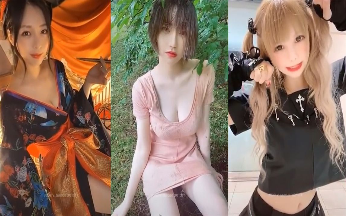 【Tik Tok】日本女生都是这么疯狂的玩抖音吗?哔哩哔哩bilibili