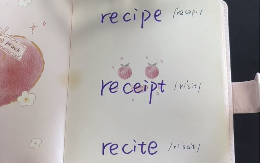 recipe,receipt,recite哔哩哔哩bilibili