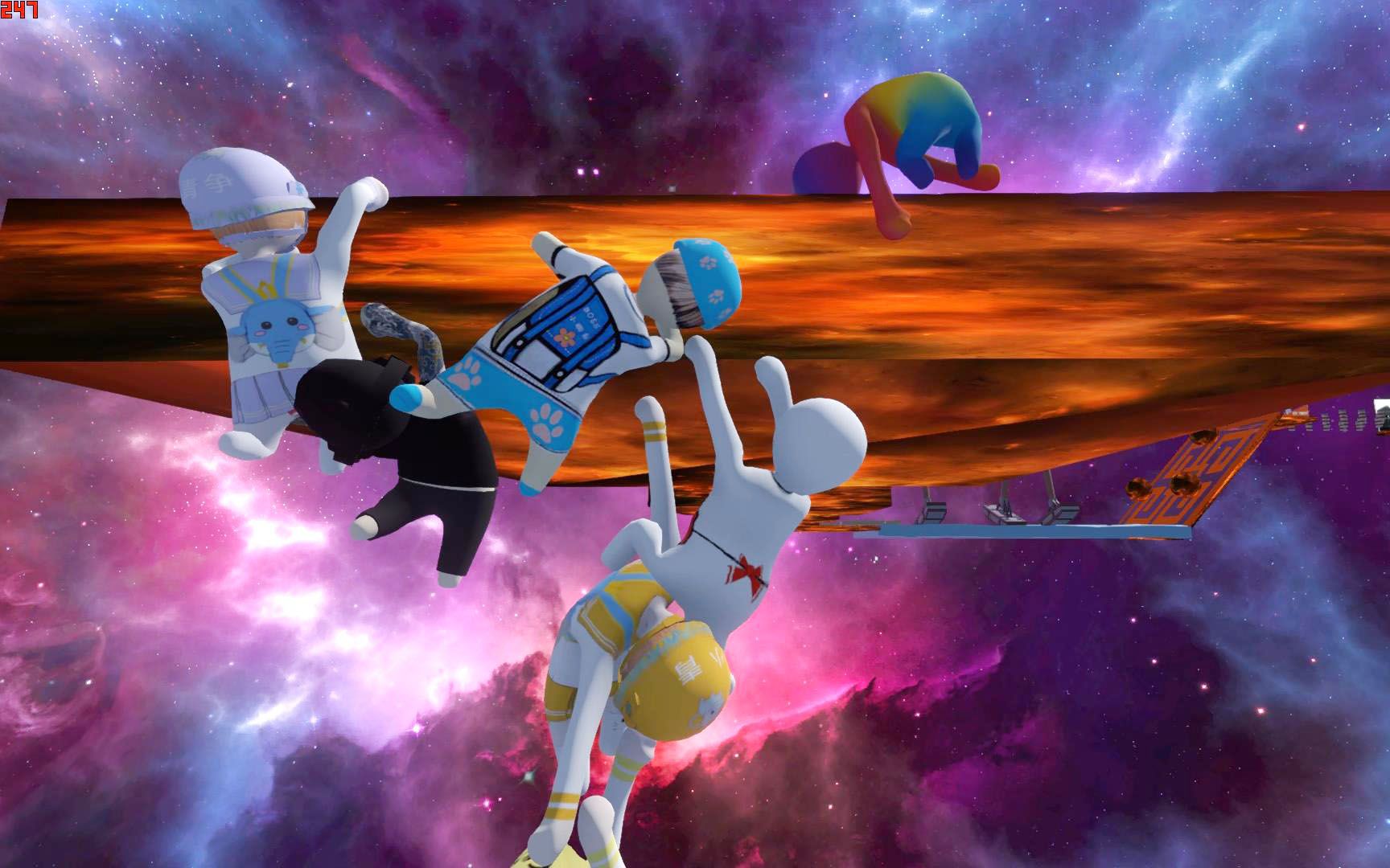 【乐美解说】人类一败涂地 这游戏大家都知道 队友是用来互相伤害的