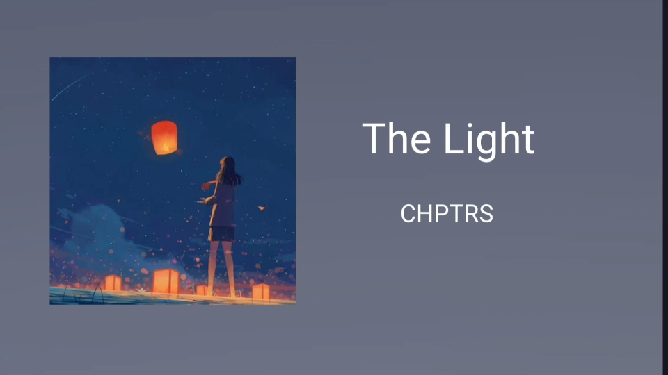 [图]推歌 | 《The Light》很温柔舒适的一首歌，超治愈！