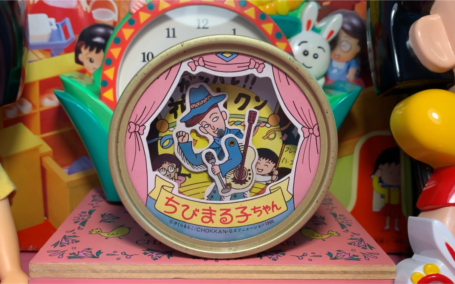 樱桃小丸子1990年中古昭和年代绝版八音盒