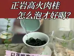 下载视频: 老茶客专属！如何泡好一杯正岩高火肉桂？完整冲泡视频来了