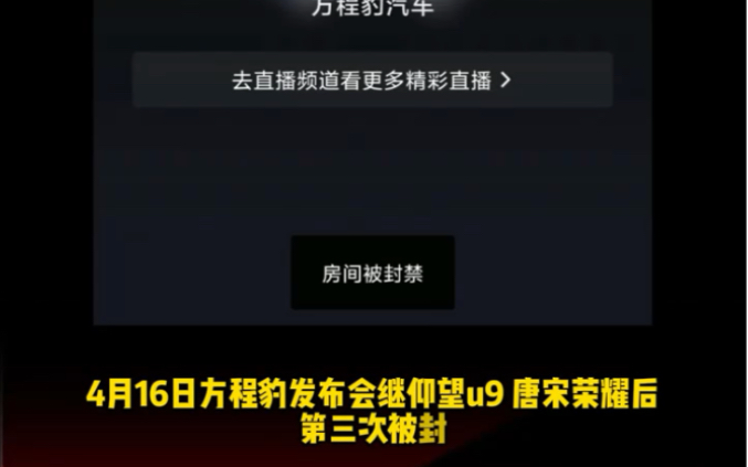 比亚迪到底动了谁的蛋糕?仰望u9、荣耀加上方程豹被封3次哔哩哔哩bilibili