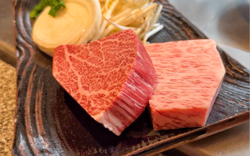 【日本美食】和牛铁板烧|a5和牛西冷vs菲力牛排|解压舒缓