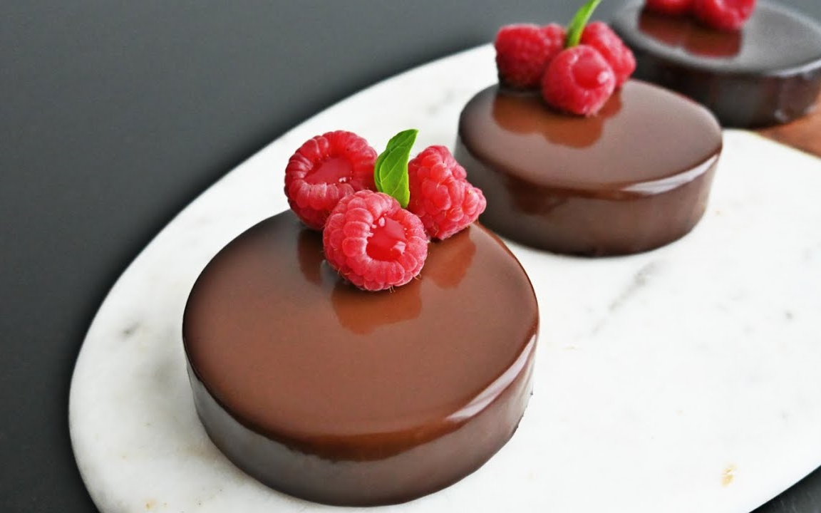 【波拿旁太太】(中字)法式巧克力淋面莓果塔~|Berry Tarts with Chocolate Glaze哔哩哔哩bilibili