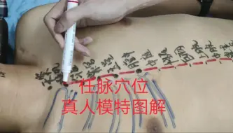 Download Video: 任脉穴位真人模特图解