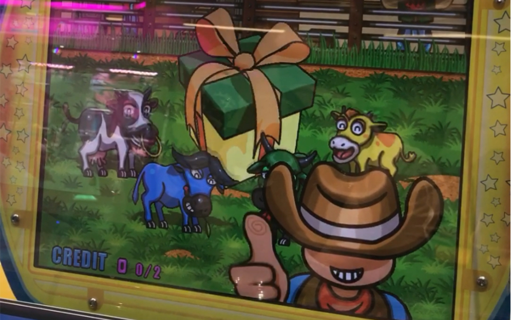 疯狂牛仔,套牛机换乐奖一周目