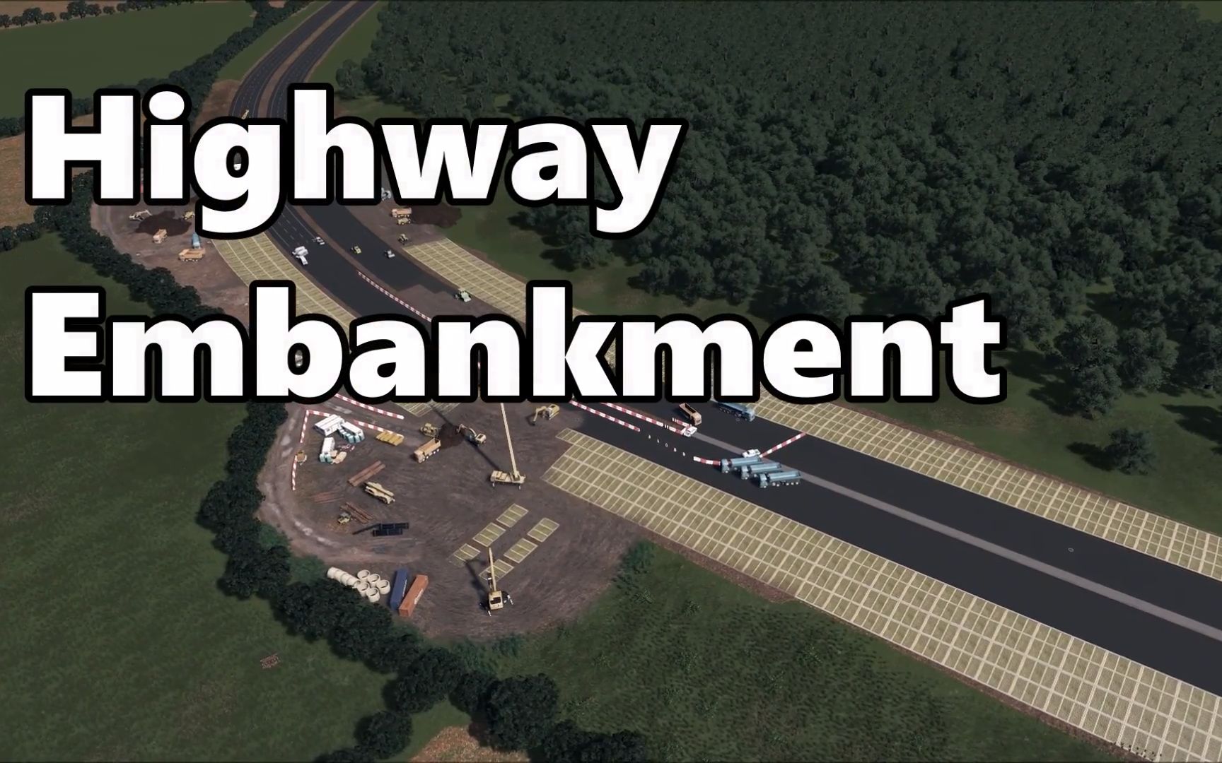 都市天际线 Cities Skylines  Highway Embankment Build 高速路堤边坡建造哔哩哔哩bilibili