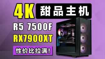 下载视频: 8099！让你在4K下乱杀！一线RX7900XT显卡神车配置来袭！