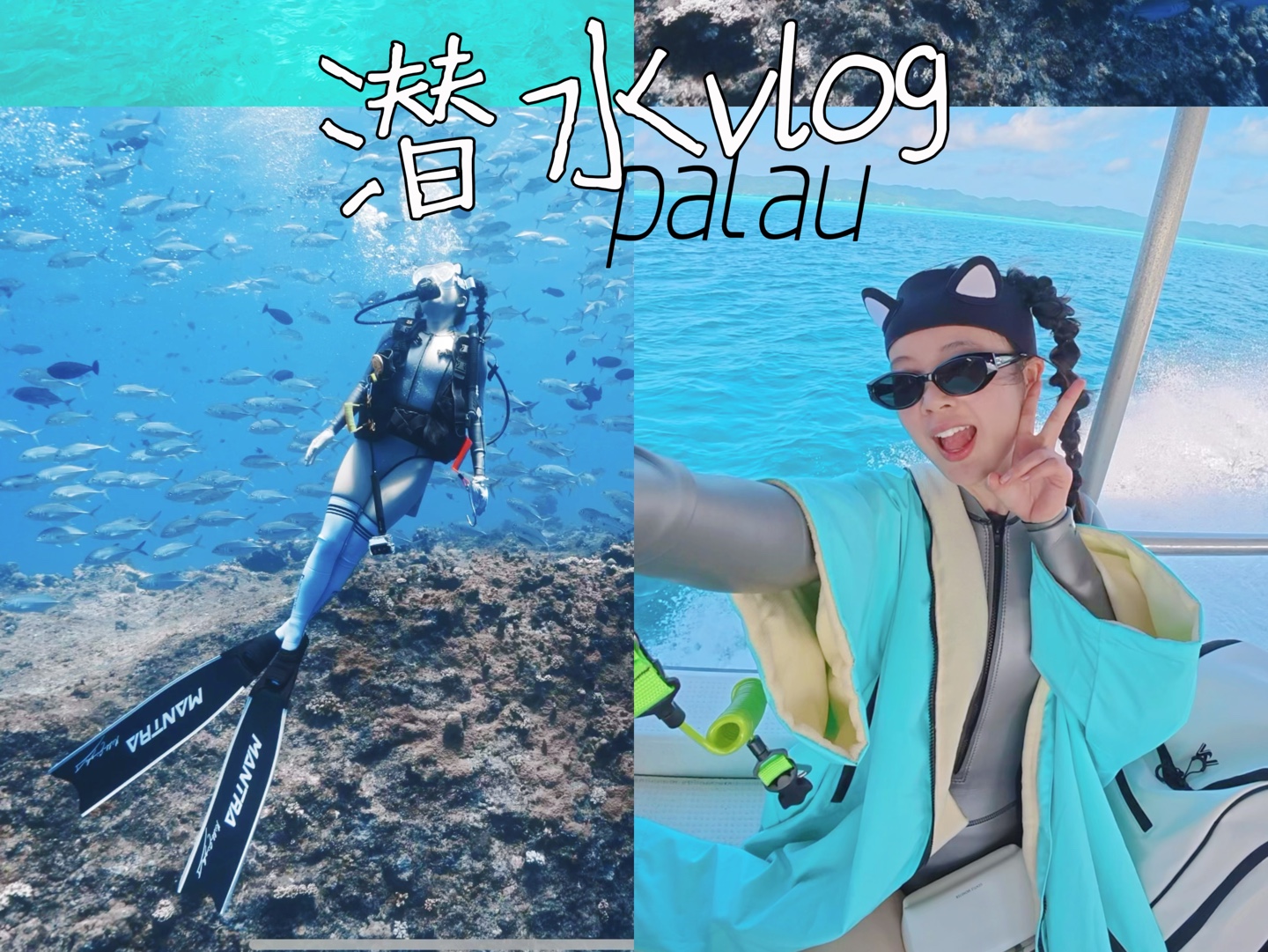 帕劳潜水vlog|闯入蓝色童话世界啦𐟒™哔哩哔哩bilibili