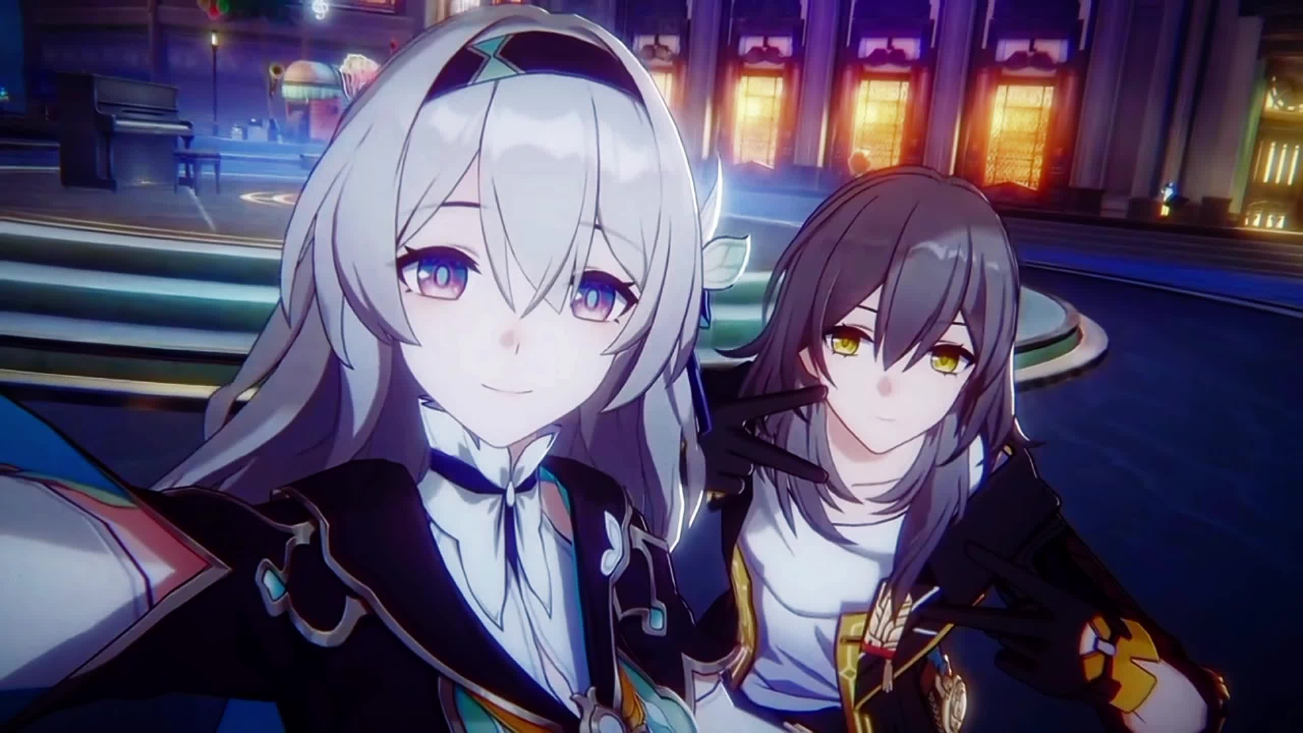 流萤,白毛,真的是太好看了,简直就是我想要的xp啊,真的是太爱了