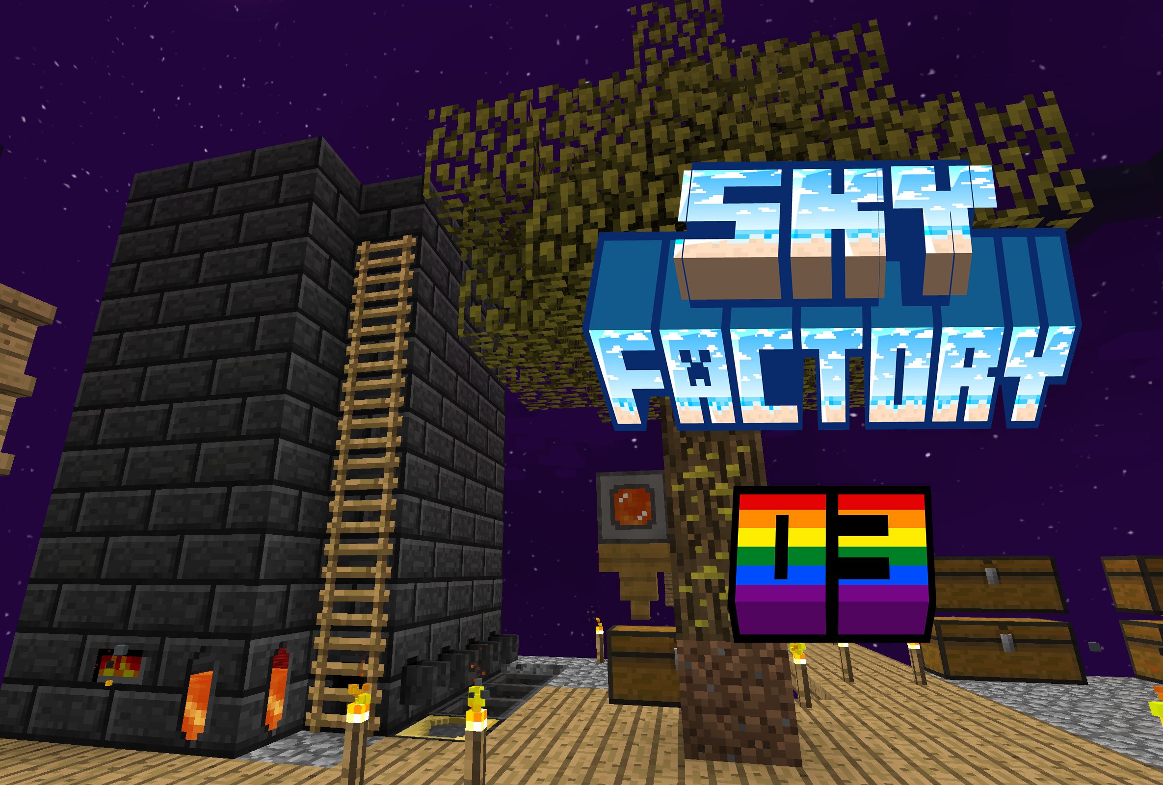 【我的世界】两个萌新的天 空 工 厂4!