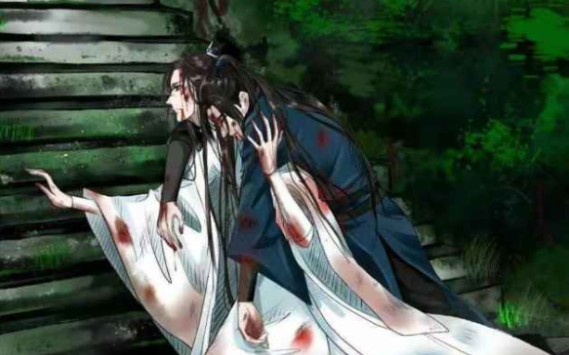 (二哈和他的白猫师尊)燃晚同人/晚夜微雨问海棠哔哩哔哩bilibili