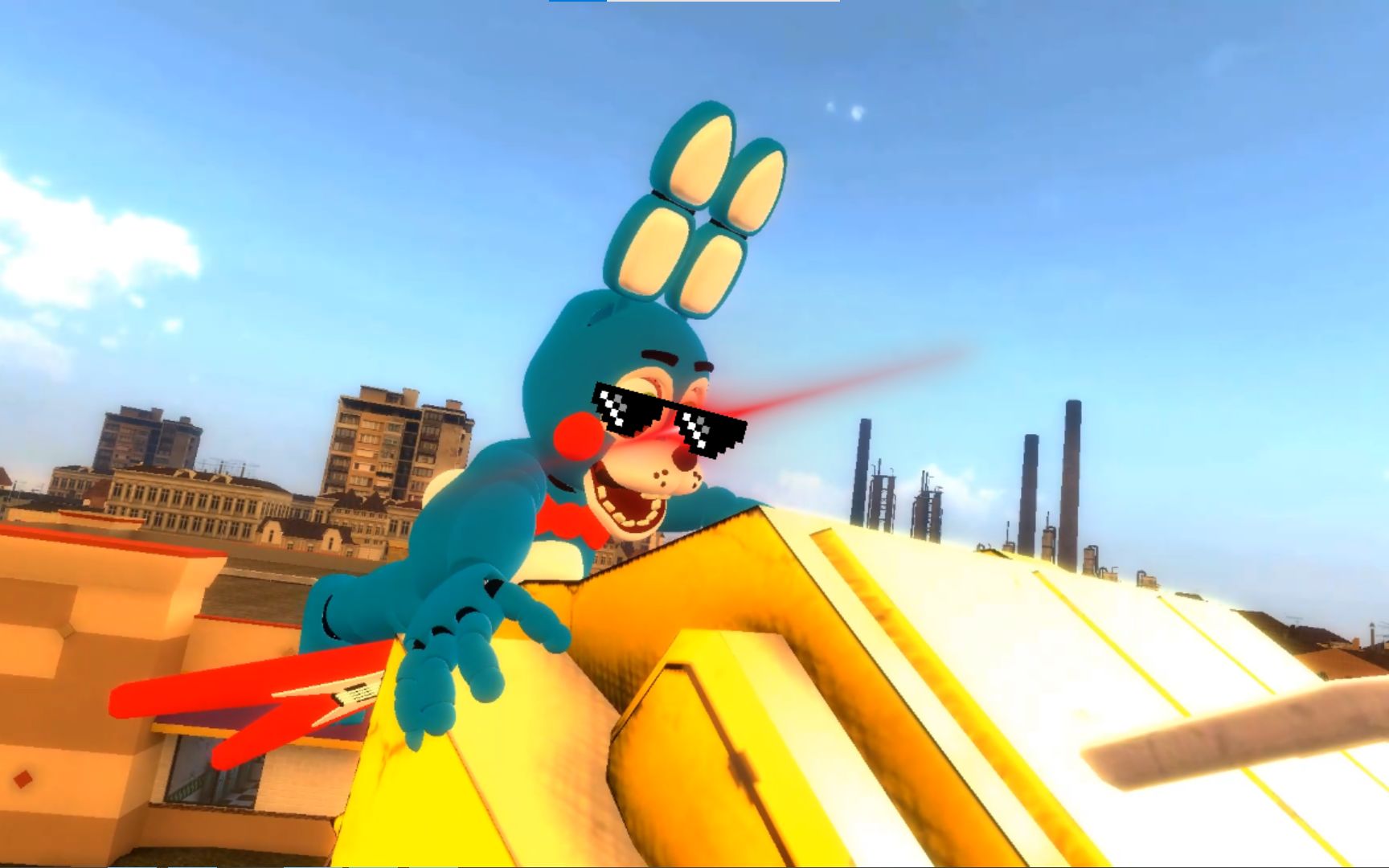 jojo压路机名场面,但是玩具邦尼和凋零邦尼