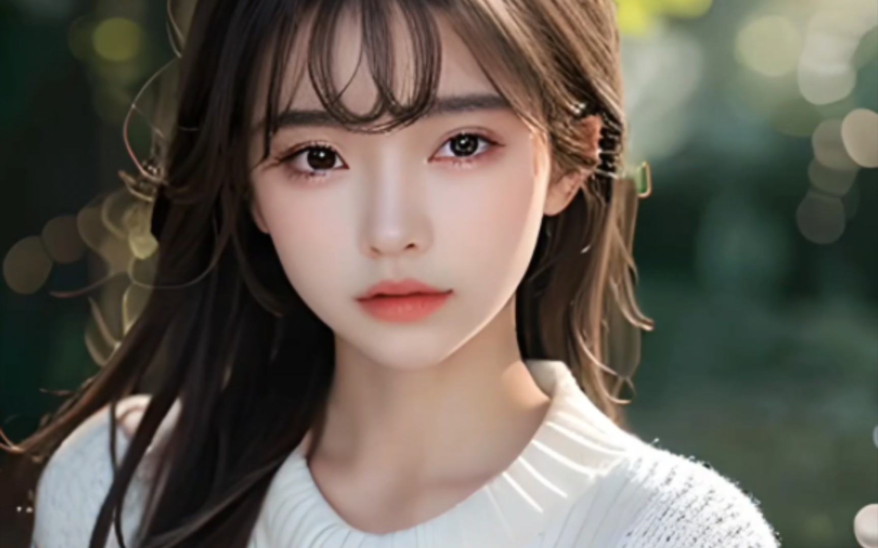 【ai绘画】白色毛衣小姐姐,图包在简介-阿远123312-默认收藏夹-哔哩