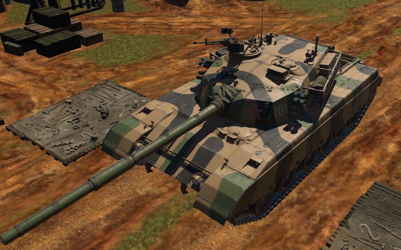 陆战街机——96式让你明白一个车,换了炮弹之后弯曲那是两种感觉_哔哩