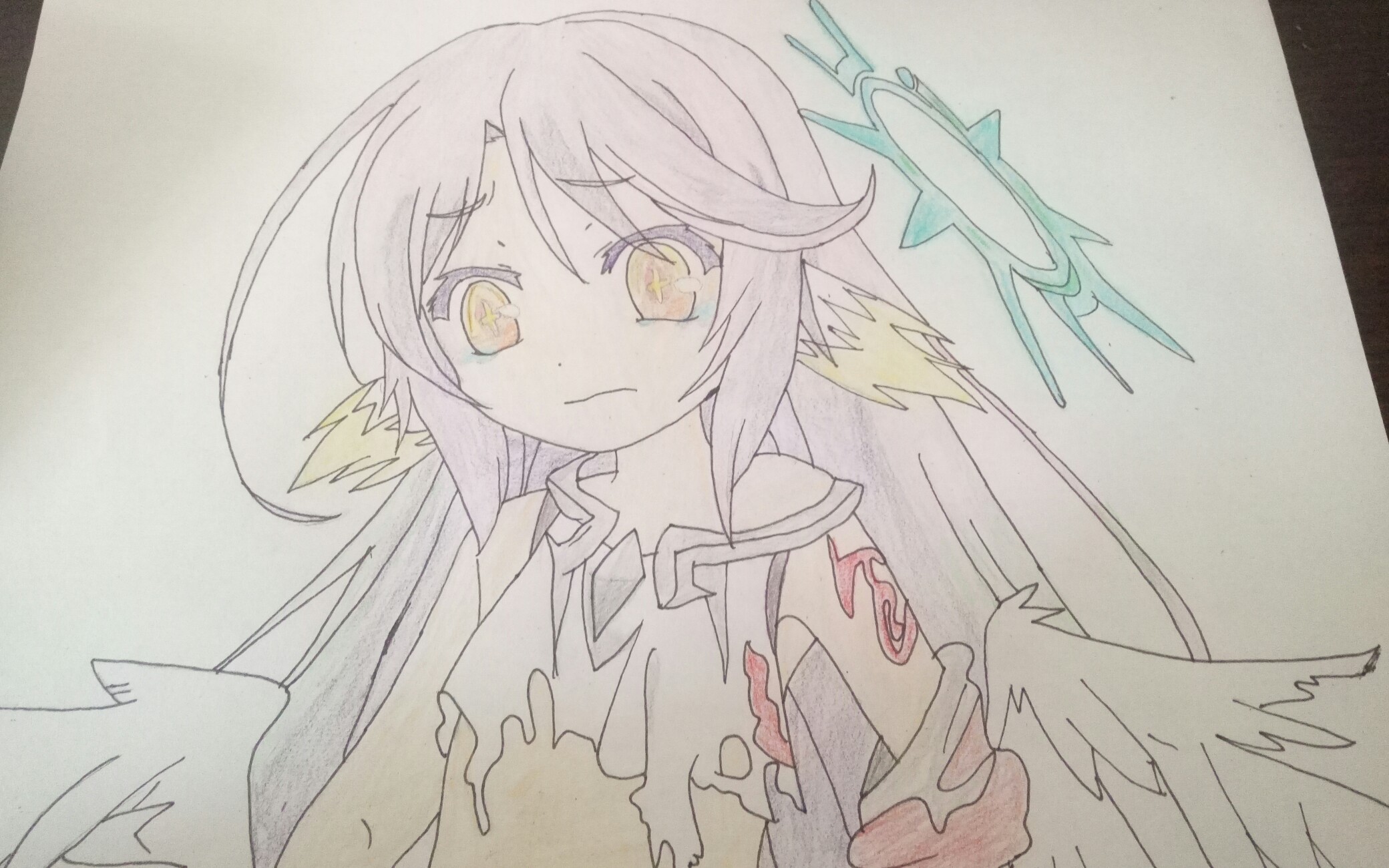 【彩铅绘画】游戏人生剧场版的变小的吉普莉尔_哔哩哔哩_bilibili