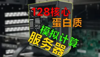 蛋白质模拟计算服务器装一台，处理器霄龙：7742 两颗128核心，内存128G