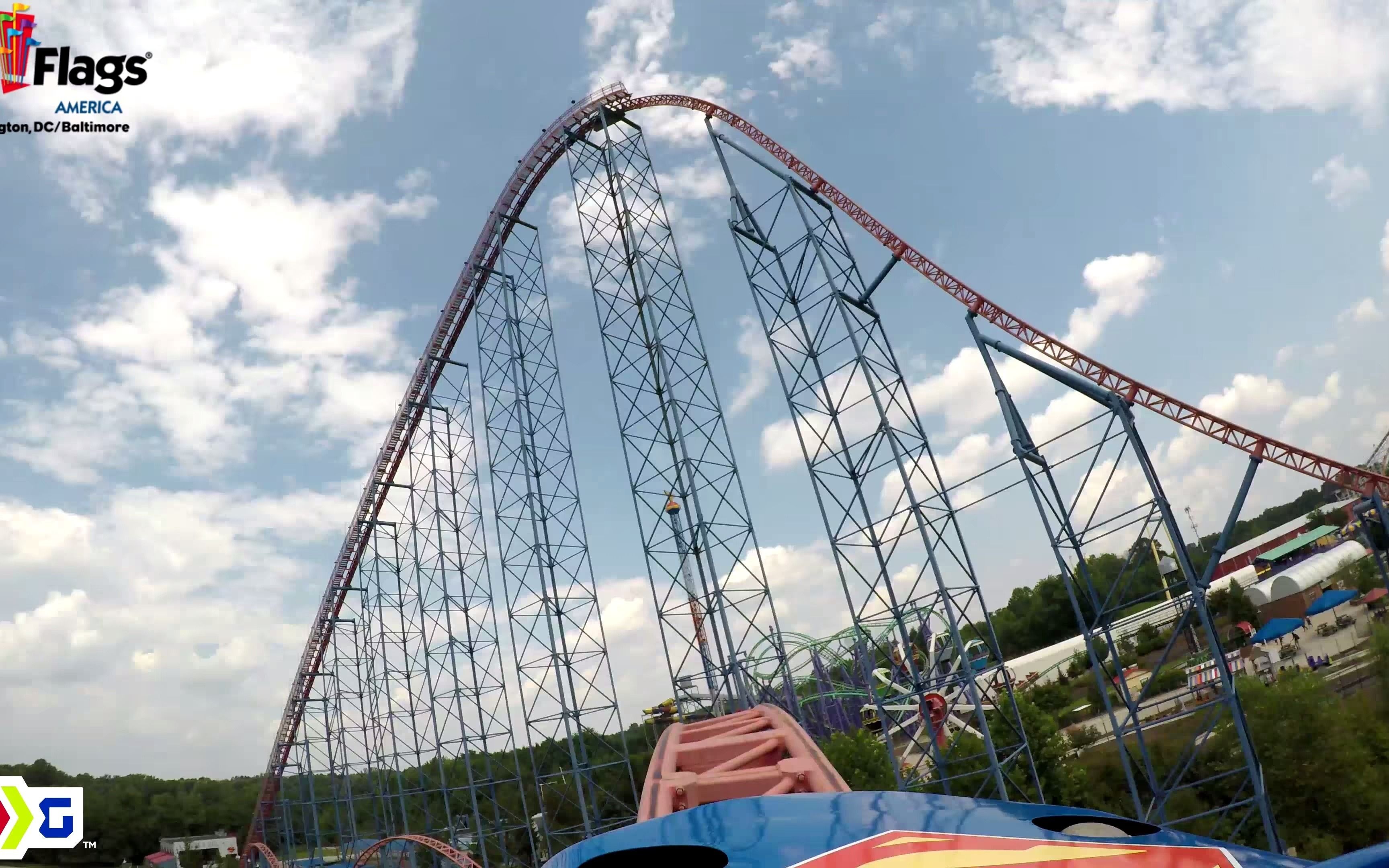 [图]【4K】第一视角：超人：钢铁之旅(Superman_ Ride Of Steel)|六旗大美国乐园